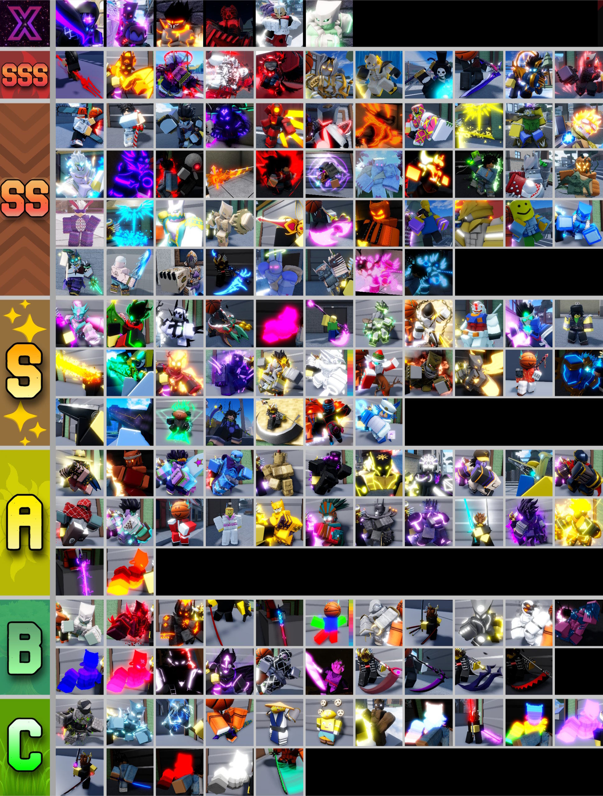 A Universal Time Mythic Skins (7/28/2023) Tier List (Community Rankings) -  TierMaker