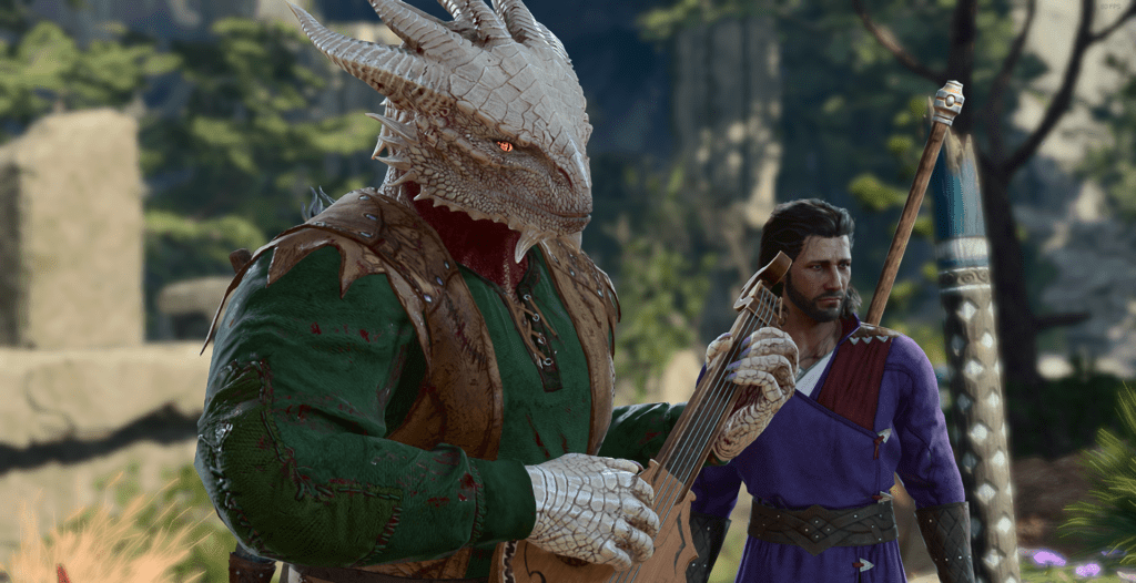 baldurs gate 3 драконорожденный бард 